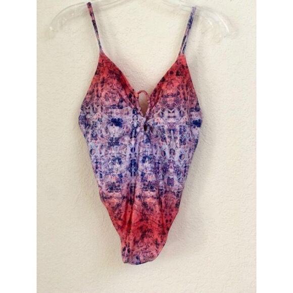 NWOT TopShop Ombré Geo One-Piece Swimsuit Sz 8 - Picture 8 of 9